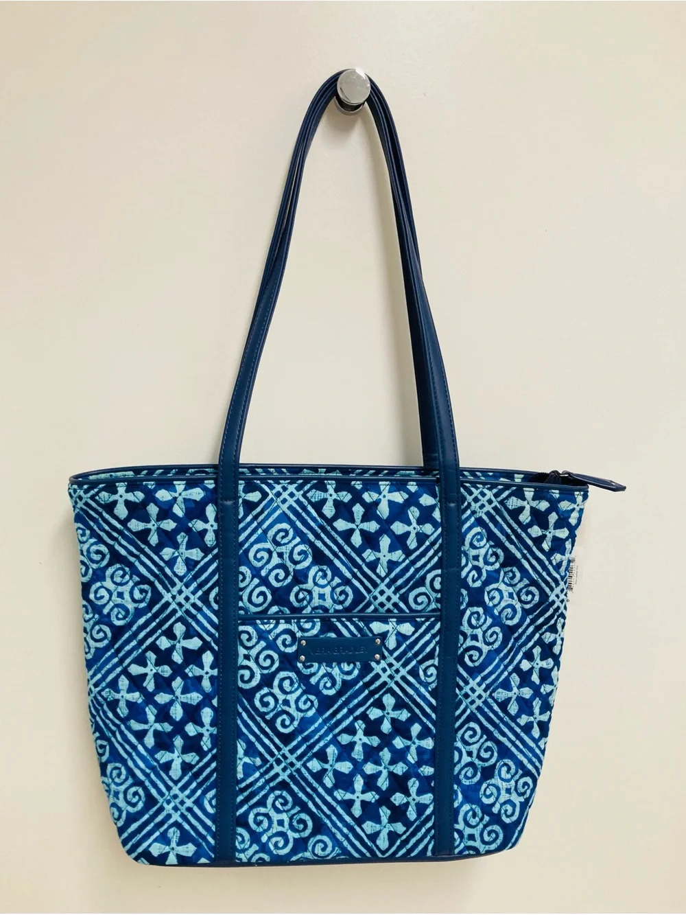 Vera Bradley Small Vera Tote Cuban Tiles print - Picture 2 of 4